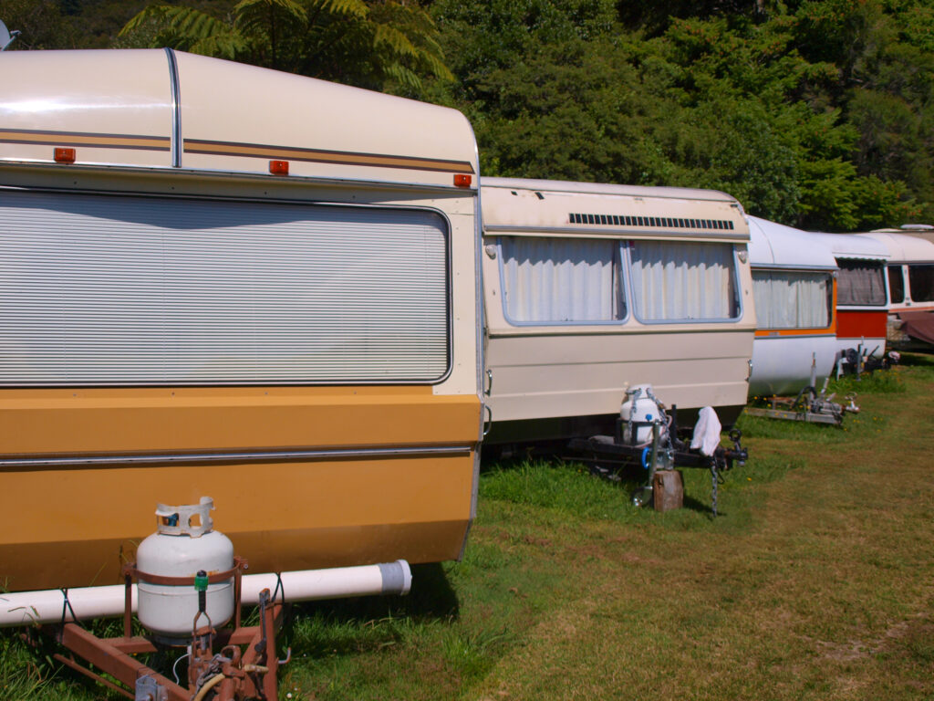 Caravan Row Camping