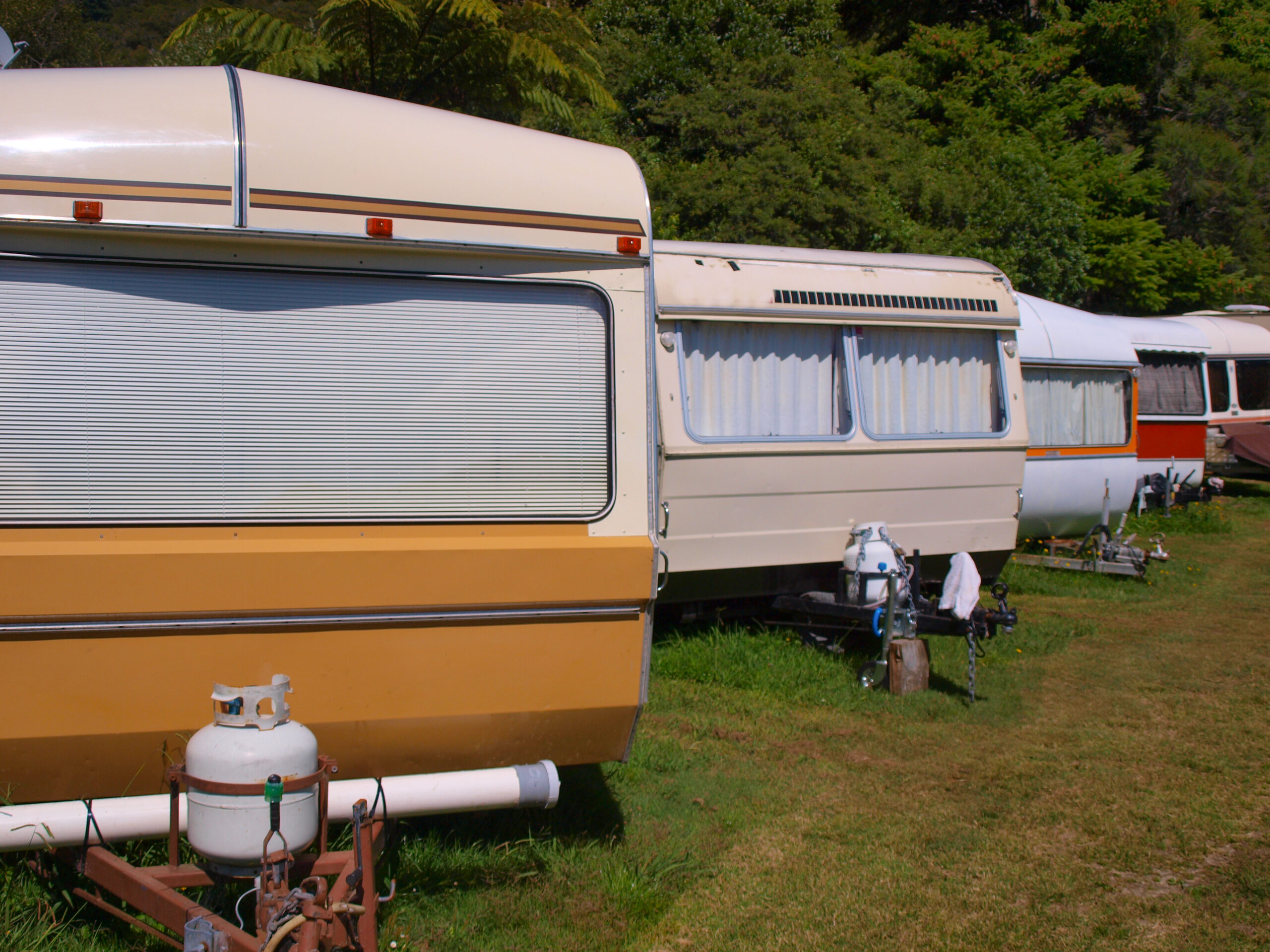 Caravan Row Camping